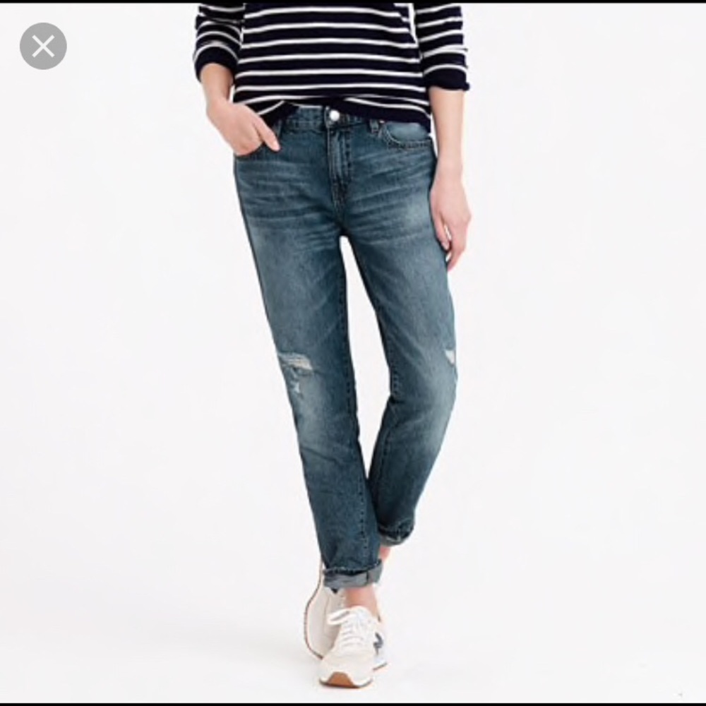 Jcrew broken in boyfriend jeans size 30
